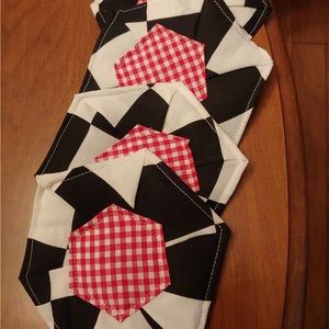 Octagon Quilted Coasters Handmade and Brand New
